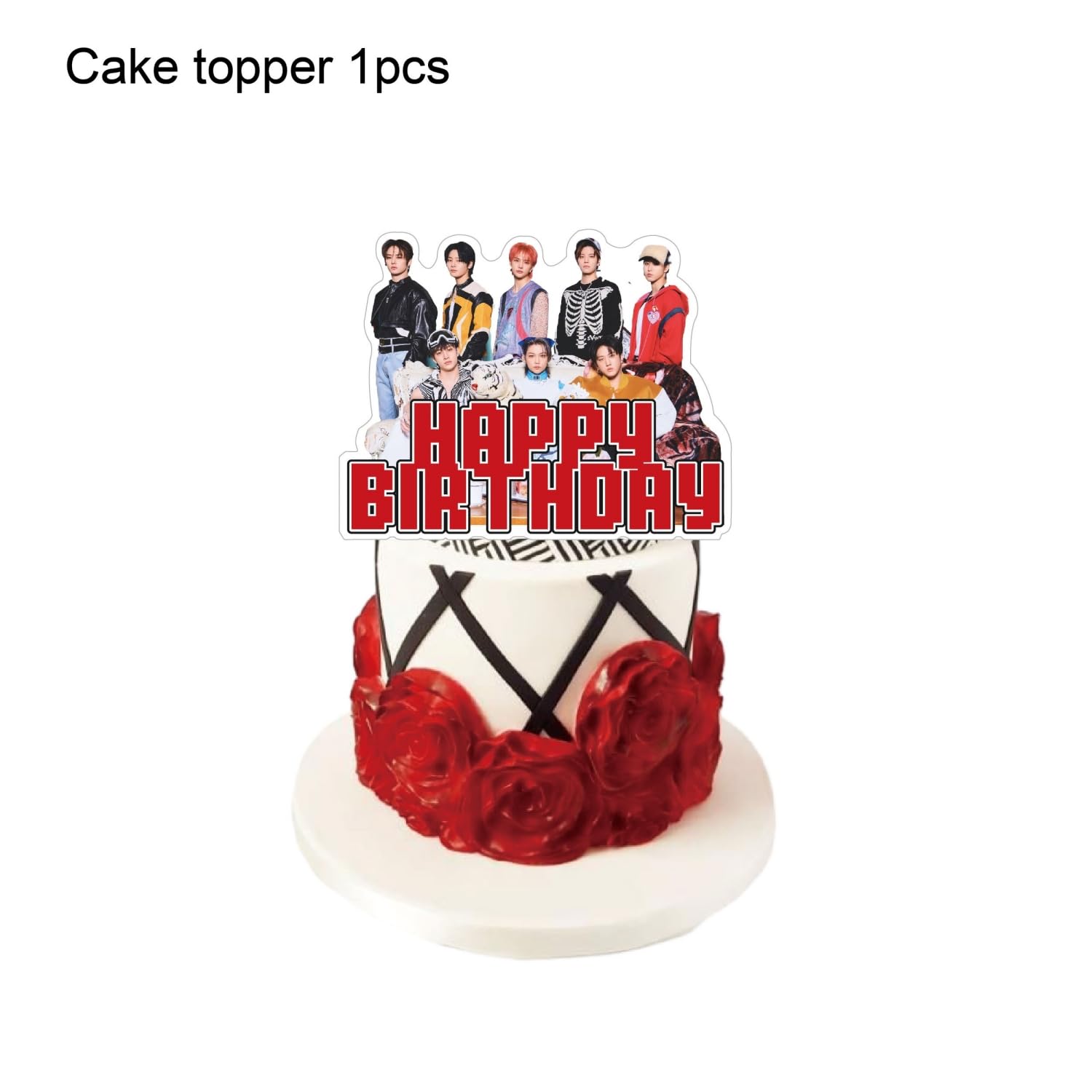 etel Like Stray Kids 5 Star cupcake toppers bring playful detail to treats.