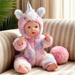 Eterfun 17-Inch Baby Doll face detail, lifelike features for imaginative play.
