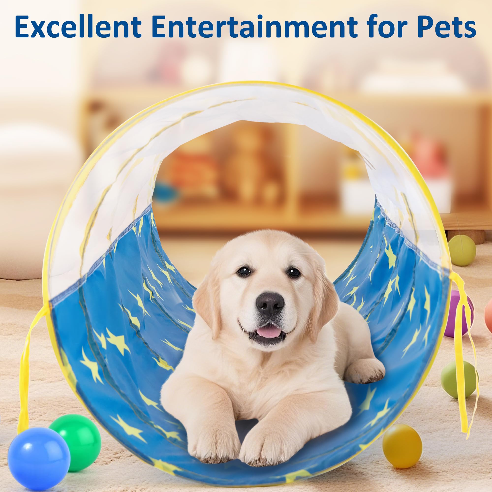 Eterish tunnel is durable safe fabric for kids and pets.