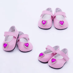 Etistta hot pink doll shoes set sandals give sunny outfit options