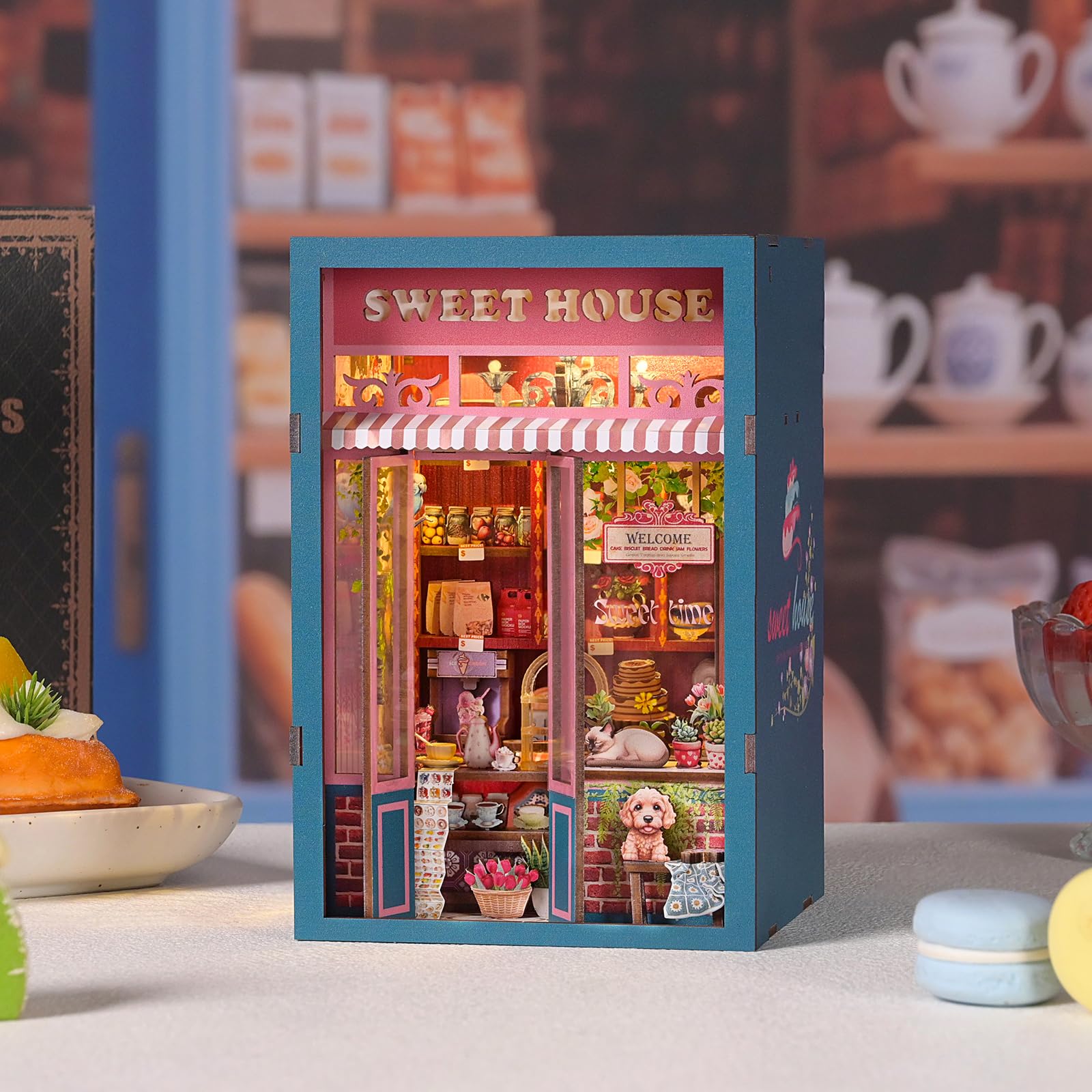 ETKVR Book Nook Kit after-sales support ensures help with parts and LED issues.