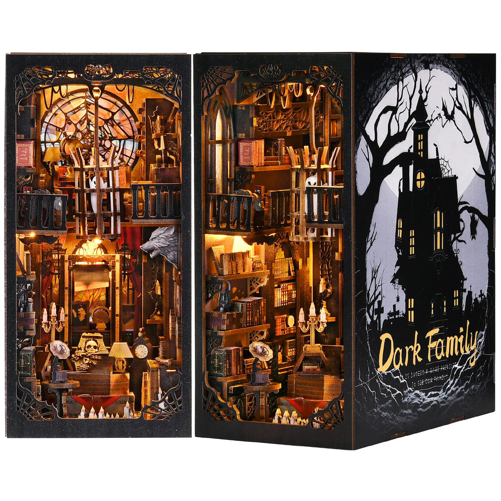 ETKVR Book Nook Kit Haunted Manor — immersive gothic decor for shelves.