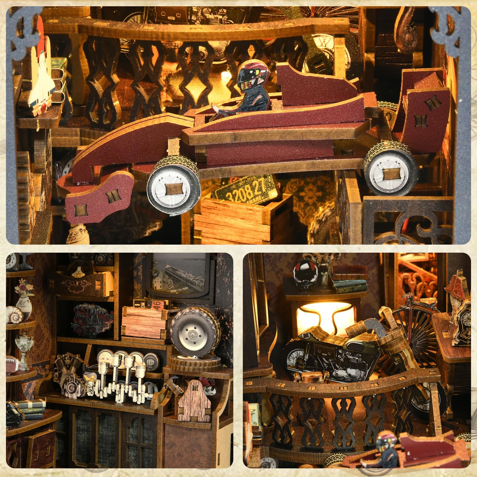 ETKVR Book Nook removable 3D car model for versatile display