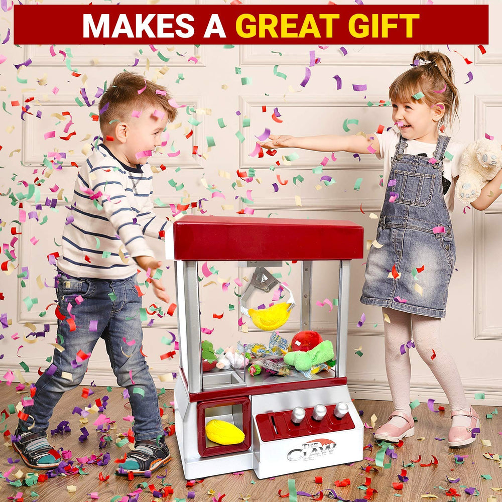 Etna loaded prizes image demonstrates candy prizes ready for fast grabs