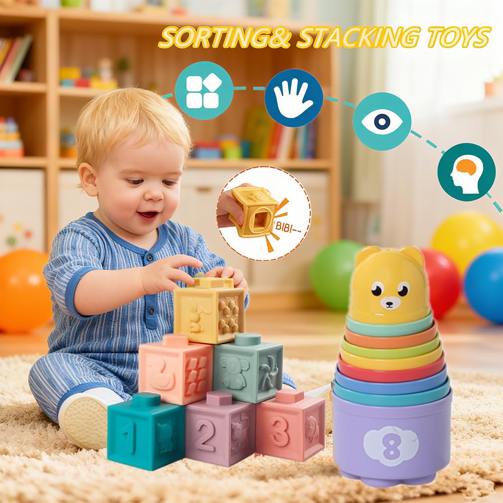 Etyat building blocks used for color and shape sorting and coordination.