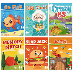 Etyishe Go Fish cards spread for family fun and learning numbers