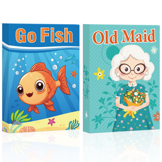 Etyishe Go Fish cards feature bright ocean animals for engaging family play.
