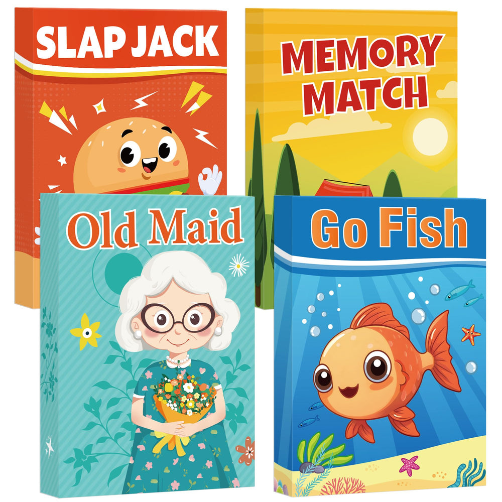 Etyishe Go Fish set with marine animals promotes family play and memory practice.