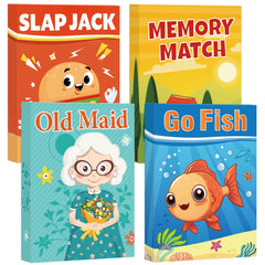 Etyishe Go Fish set with marine animals promotes family play and memory practice.