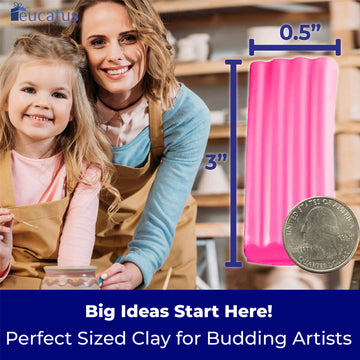EUCATUS gift-ready clay set; colorful pack for stockings and preschool crafts.