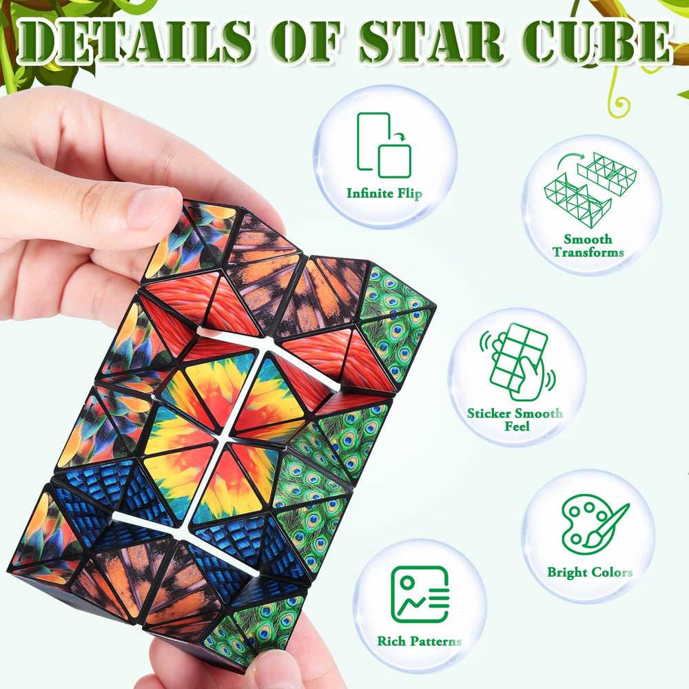 Euclidean Cube animal-themed gift set suitable for kids' birthdays and holidays.