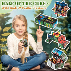 Euclidean Cube portable travel toy, easy to carry in bags for on-the-go focus.