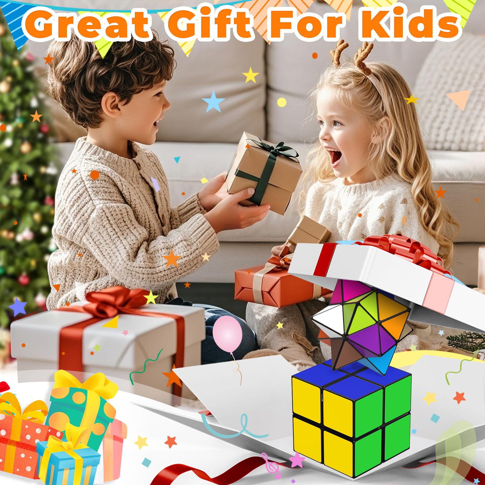 Euclidean Cube Star Cube ideal gift for puzzle lovers of all ages.