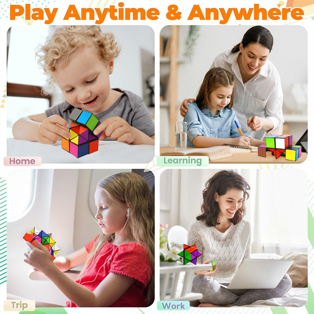 Euclidean Cube Star Cube appeals to kids and adults for calm engagement and focus.