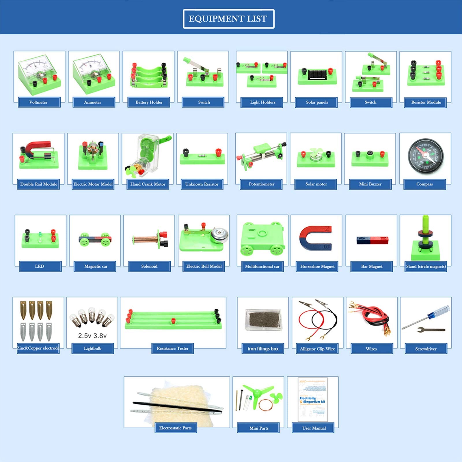 EUDAX storage bag keeps all components organized and portable