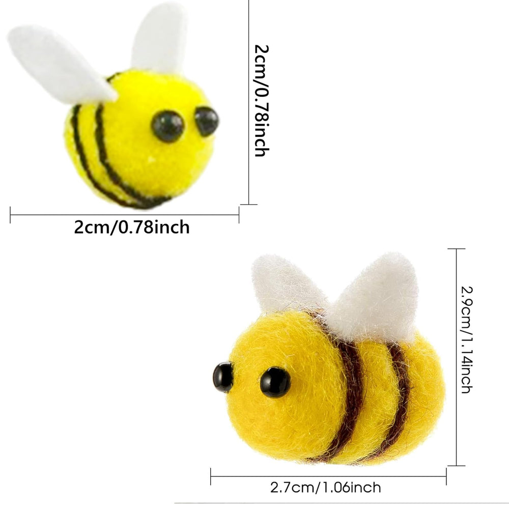 EUGFI large bumble bee embellishment adds bold accents on bags.