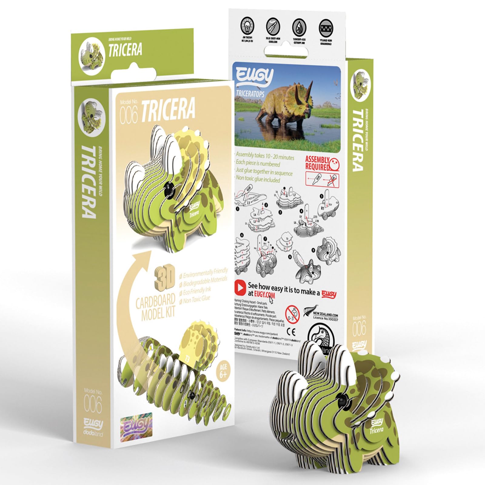 EUGY Tricera cover artwork highlighting unique design.
