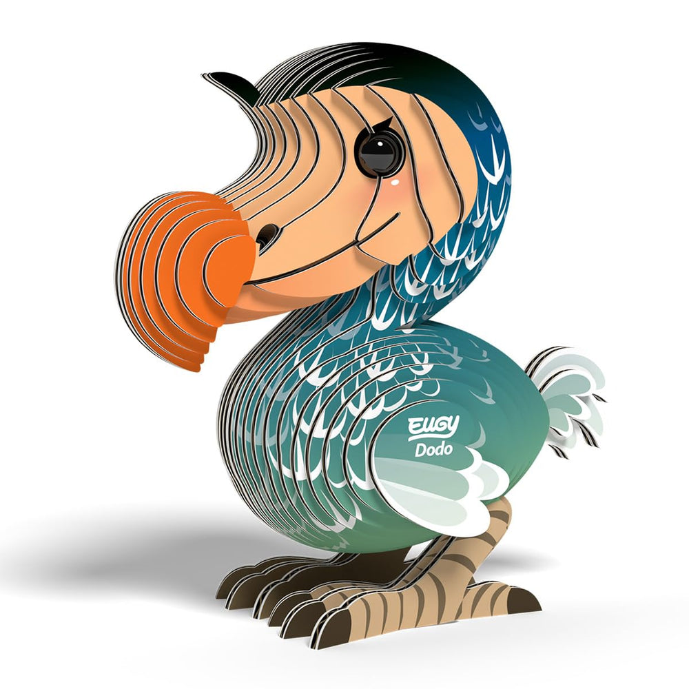 Eugy Dodo 3D puzzle in progress enhances hands-on learning and motor skills