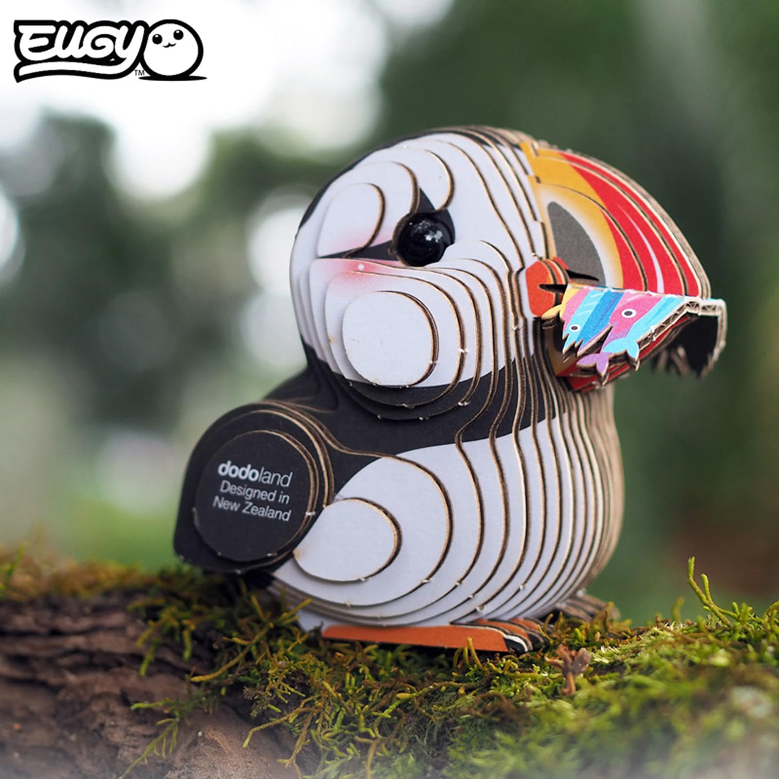 EUGY Puffin 3D Puzzle kids learning through hands on play