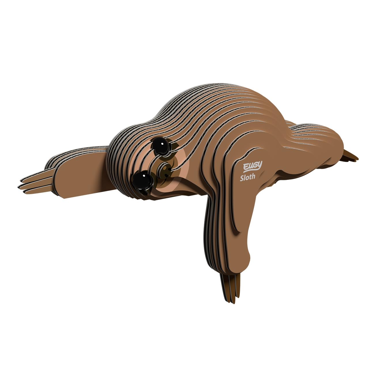 Eugy Sloth eco-friendly materials image emphasizes safe recyclable components.