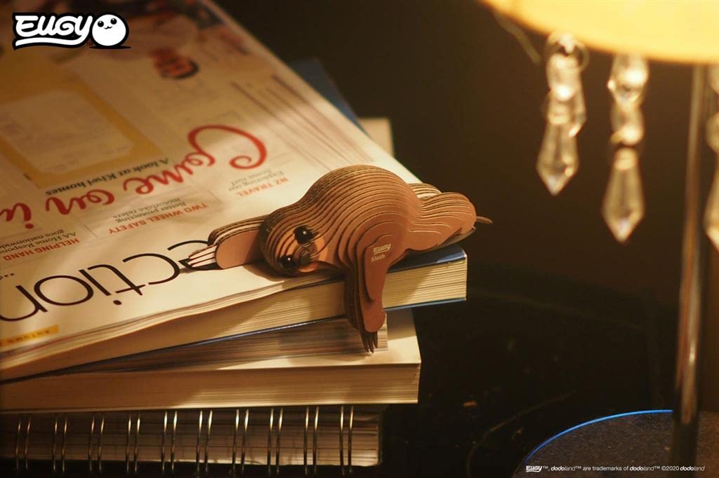 Eugy Sloth desk display promotes a proud room decor after completion.