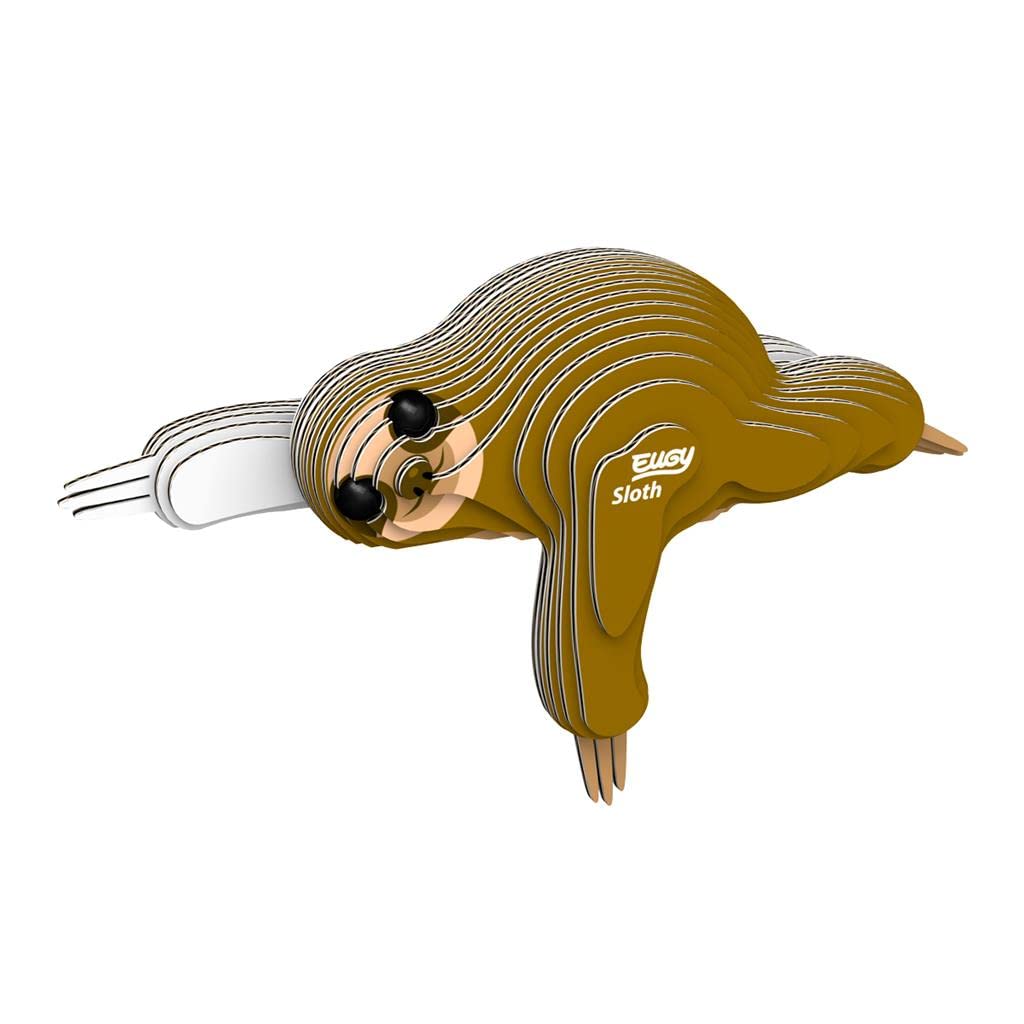 Eugy Sloth instruction card displays clear steps for smooth assembly.