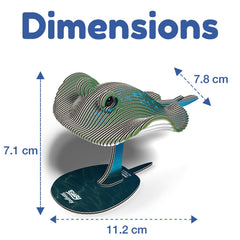 EUGY Stingray assembly process shown for quick creative play