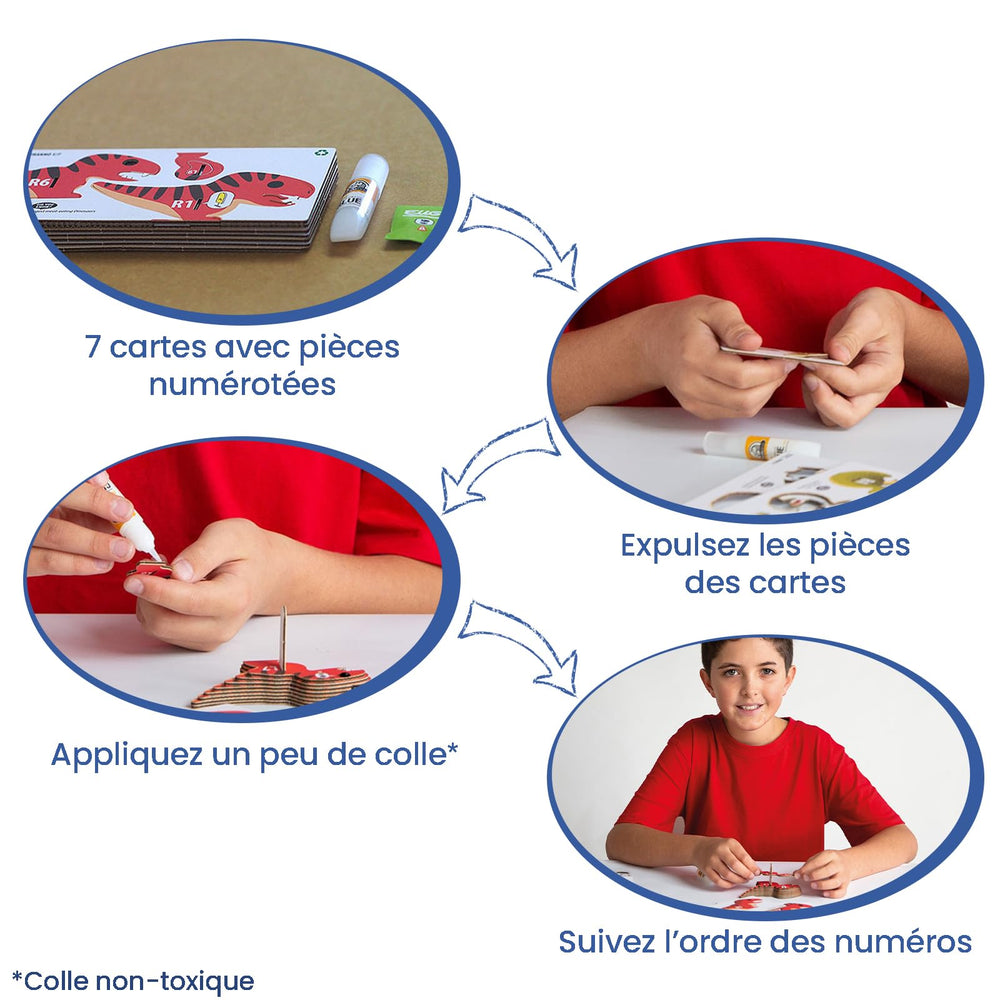 EUGY Stingray with non-toxic ink and glue for worry-free crafts