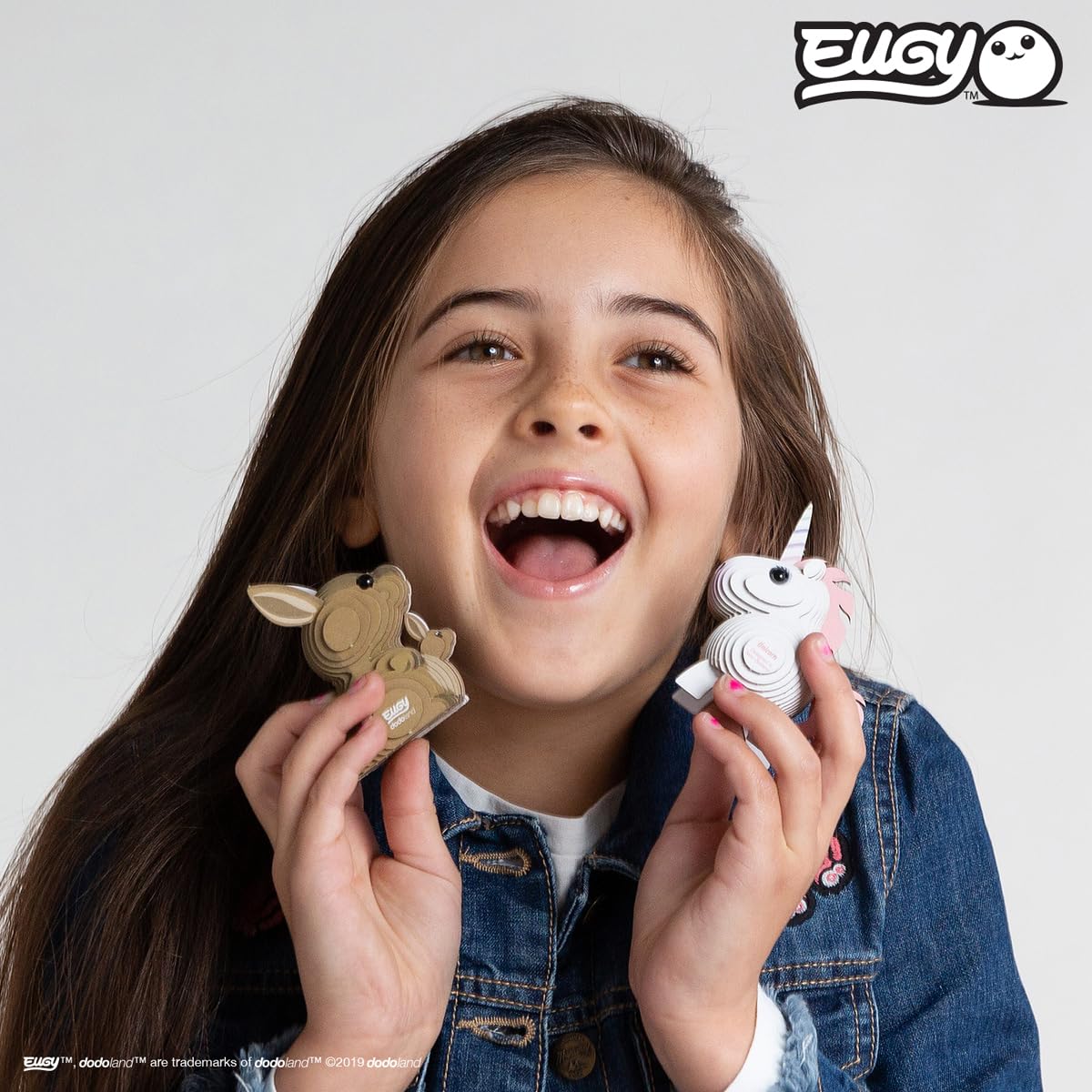 EUGY Unicorn includes non-toxic glue for simple and safe construction