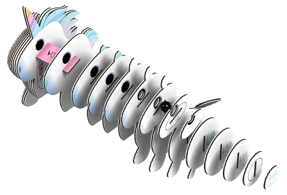 Eugy Unicorn Sky packaging emphasizes plastic-free, eco-friendly design.