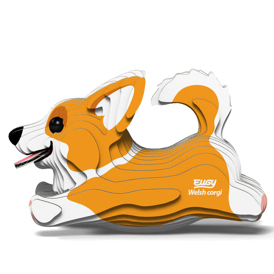 EUGY Welsh Corgi puzzle pieces interlock for hands-on learning.