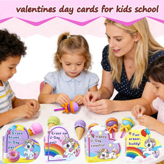 EUHQY Valentines Unicorn Heart Box Design 5 — glossy finish adds visual appeal.