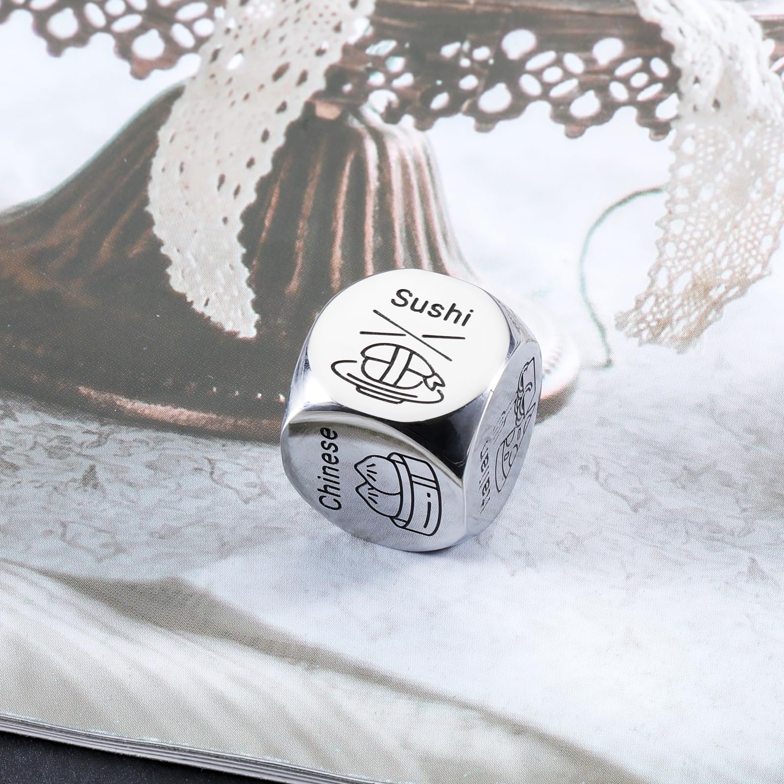 Eulalia Eclogue dice in gift box ready for gifting