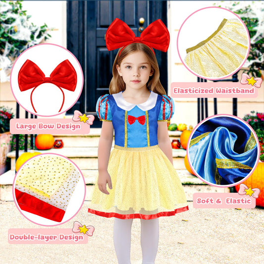 EULRGAUS blue princess dress, perfect for twirls and storytelling.