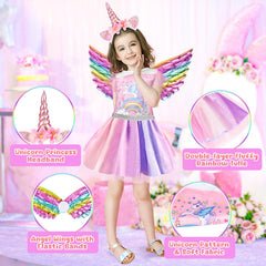 EULRGAUS purple princess costume supports creative dress-up sessions.
