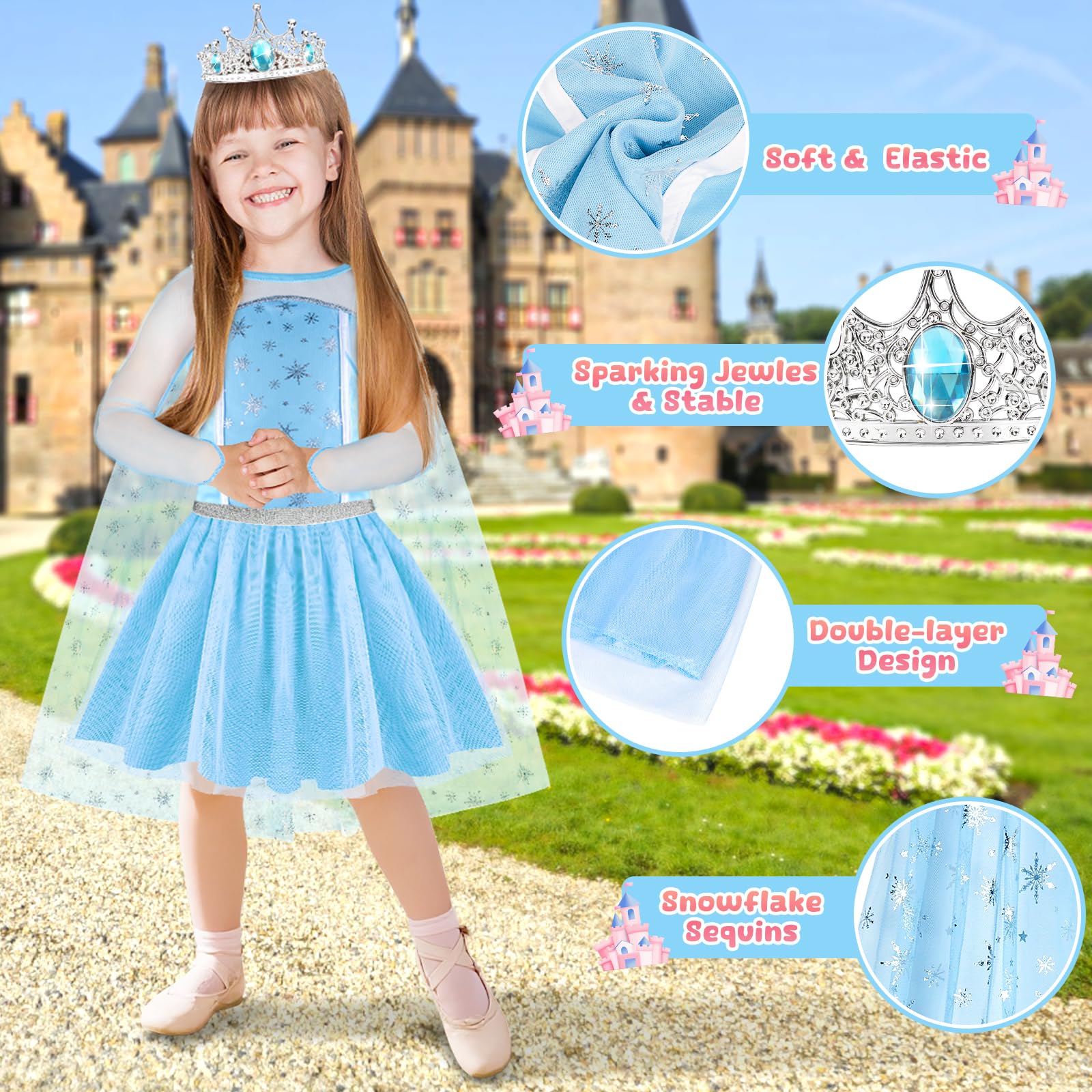 EULRGAUS unicorn princess costume inspires magical pretend adventures.