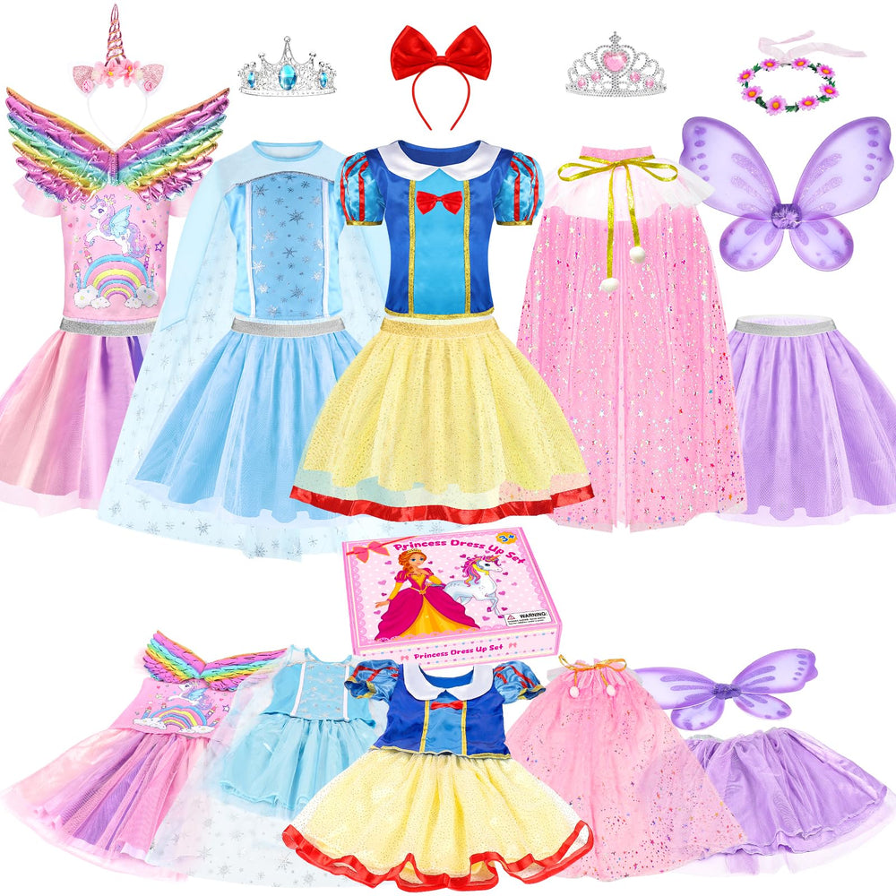 EULRGAUS princess yellow dress for toddlers, ideal for imaginative play.