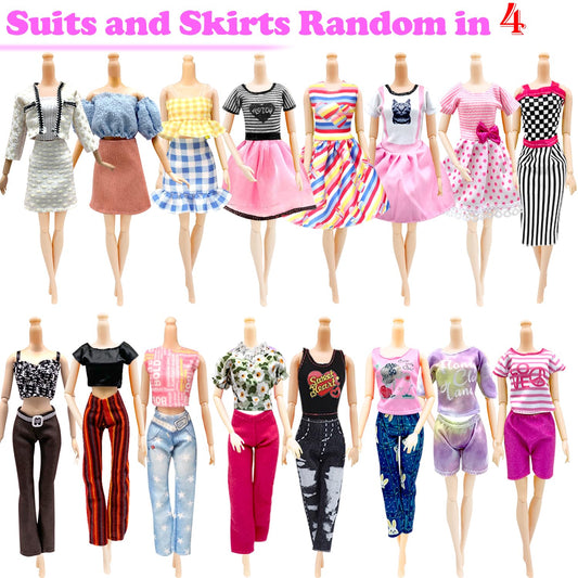 EumbHoa six outfits showcase mix-and-match styling for imaginative play.