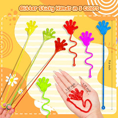 EUOCENK glitter sticky hands in green boost fine motor skills through interactive play.