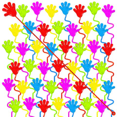 EUOCENK glitter sticky hands in red for active play and color recognition.
