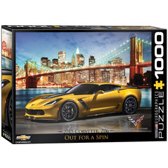 EuroGraphics 2015 Chevrolet Corvette Z06 puzzle box for focused family fun