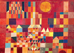 EuroGraphics Paul Klee Castle and Sun puzzle; enhances visual-spatial skills through geometric design