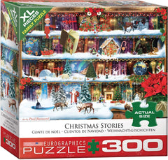 EuroGraphics Christmas Stories by Paul Normand box shows festive scene for family game night.