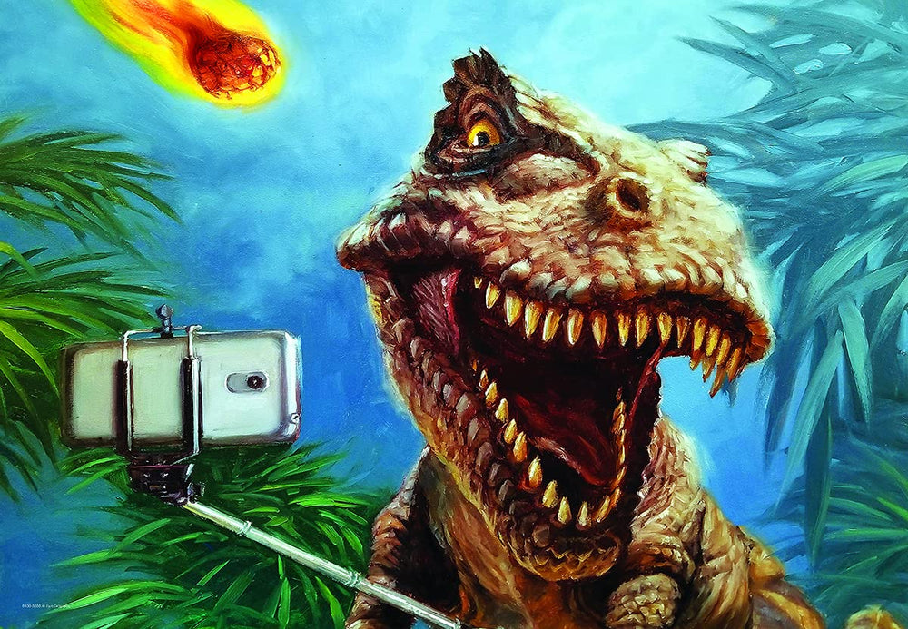 EuroGraphics Dino Selfie puzzle pieces demonstrate strong fit and durability