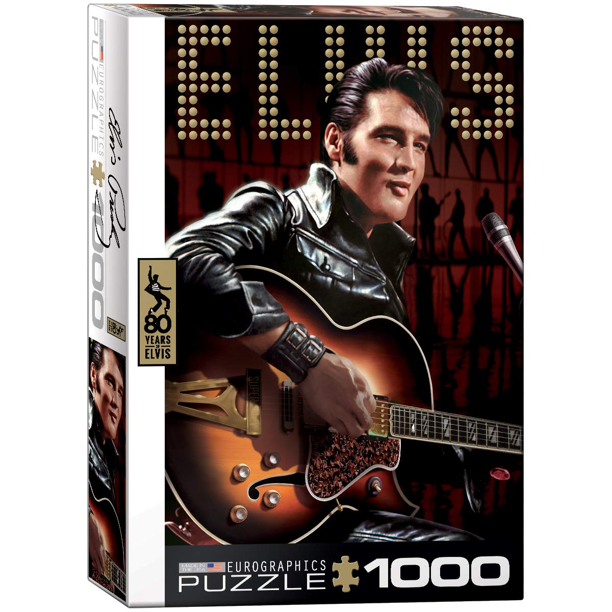 EuroGraphics Elvis Comeback Special puzzle box front showing iconic artwork for collectors