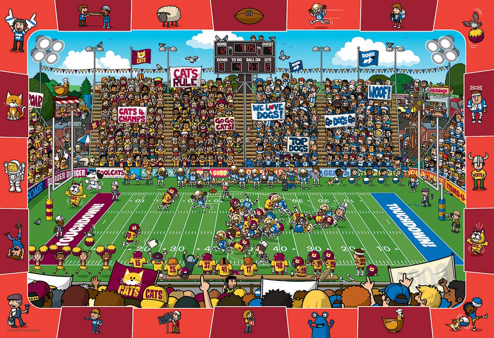 EuroGraphics Football Spot & Find puzzle pieces captured, durable for hands-on learning and shared play.