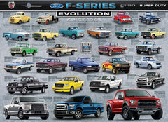 EuroGraphics Ford F-Series Evolution finished puzzle, ready for display or framing