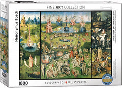 EuroGraphics Garden of Earthly Delights finished puzzle, impressive display piece after completion.
