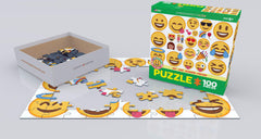 EuroGraphics Joy Emoji puzzle pieces, durable and easy-fit for kids