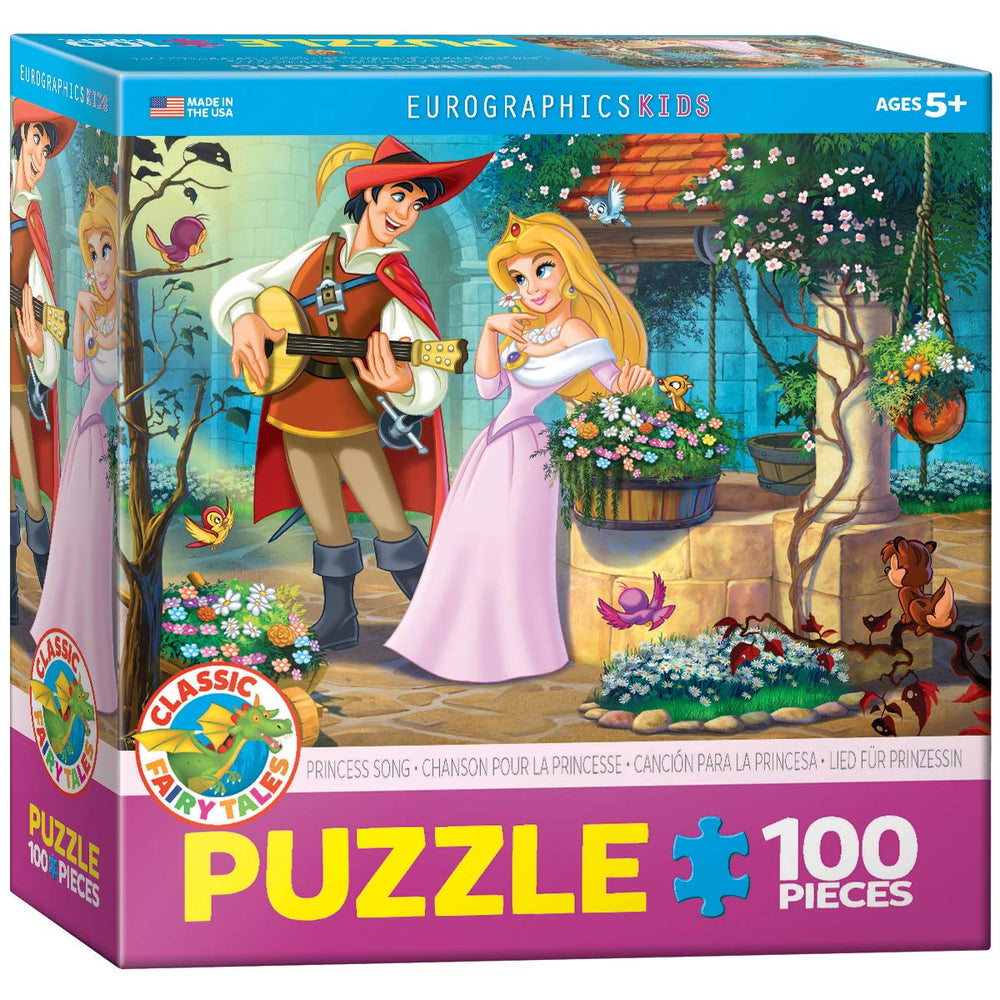 EuroGraphics Princess Song puzzle box showing packaging for quick family play